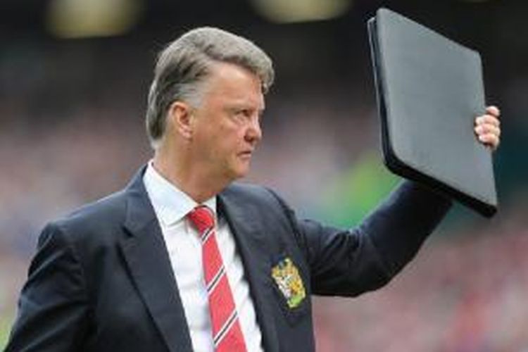 Manajer Manchester United, Louis van Gaal. 