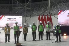 Presiden Jokowi Resmikan Tutup Atap Indoor Multifunction Stadium GBK