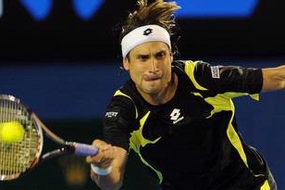 Petenis Spanyol, David Ferrer.