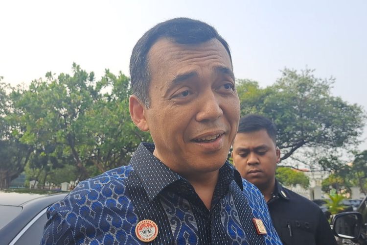 Direktur Jenderal Imigrasi Kementerian Hukum dan HAM Silmy Karim saat ditemui di Kompleks Istana Kepresidenan, Jakarta, Selasa (3/10/2023).