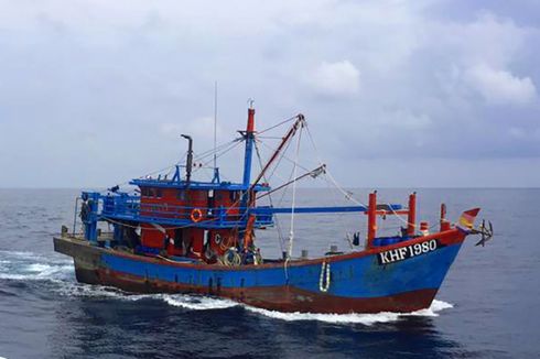 Dua Kapal Berbendera Malaysia Ditangkap Saat Curi Ikan di ZEE Indonesia