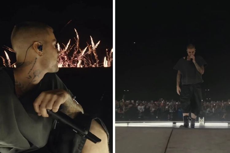 Tampil di Coachella, Justin Bieber Dapat Dukungan dari Istri dan Anaknya