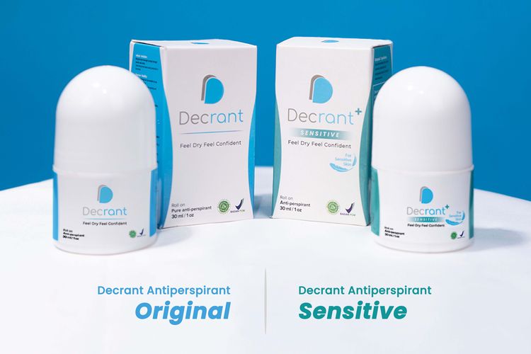 Dua varian produk Decrant Antiprespirant