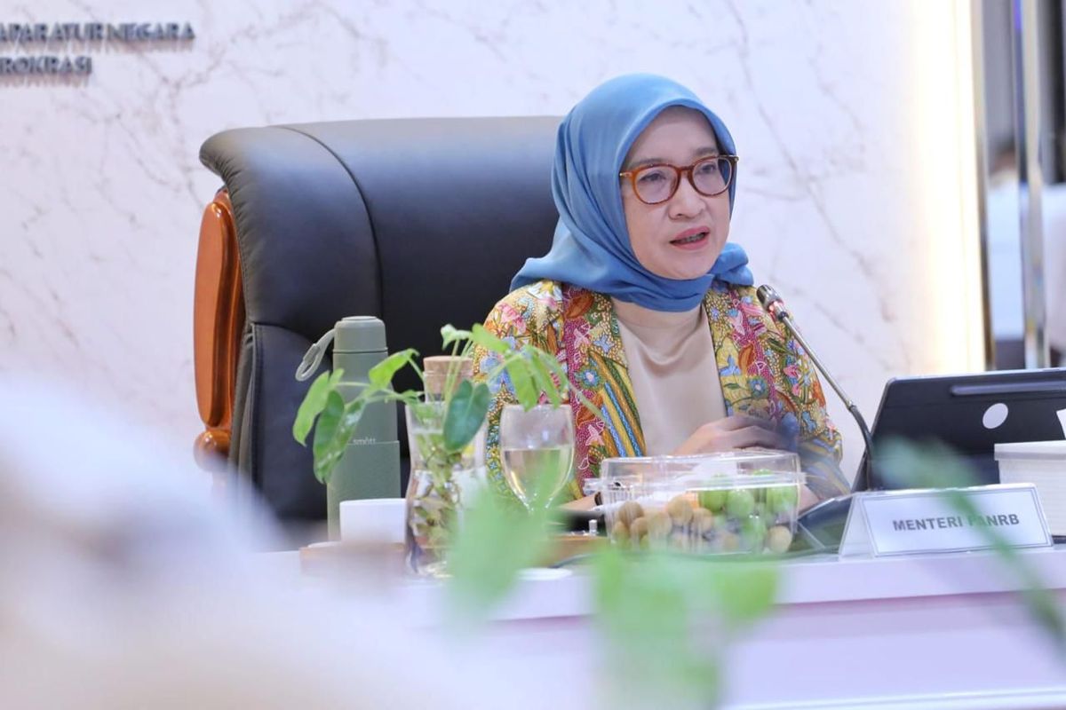 Menteri Pendayagunaan Aparatur Negara dan Reformasi Birokrasi (PANRB) Rini Widyantini 