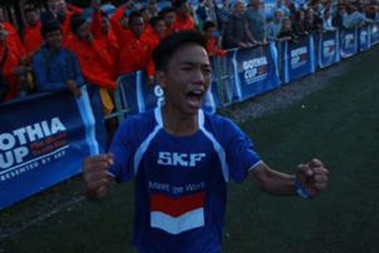  Indonesia menang 4-3 melalui adu penalti setelah bermain 3-3 dalam rentang 2x30 menit, Rabu (15/7/2015). 