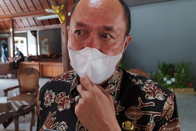 Wakil Bupati Banyumas Sadewo Tri Lastiono di Pendapa Sipanji Purwokerto, Kabupaten Banyumas, Jawa Tengah, Rabu (2/12/2020)