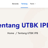 Peserta UTBK IPB Wajib Negatif Swab Antigen 