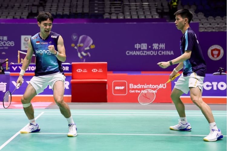 Raymond/Joaquin Tetap Ambisius di Kejuaraan Dunia Bulu Tangkis 2026 meski Berstatus Debutan
