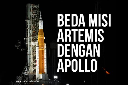 INFOGRAFIK: Beda Misi Artemis dengan Apollo dalam Mengeksplorasi Bulan