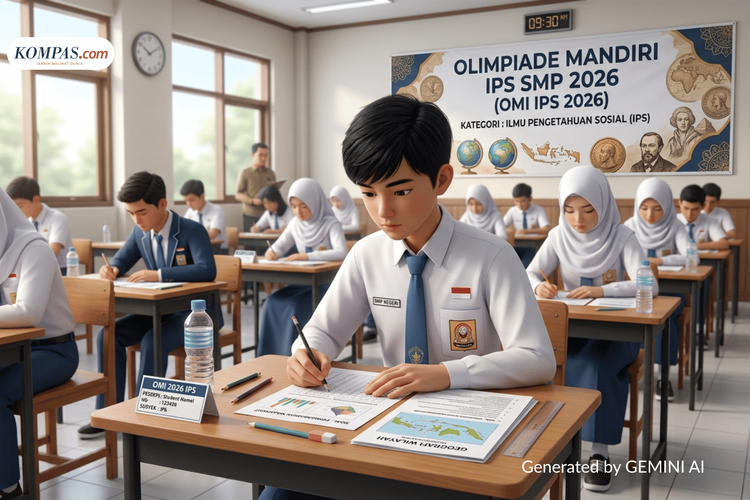 75 Soal OMI IPS MTs 2026 dan Kunci Jawaban untuk Bahan Latihan