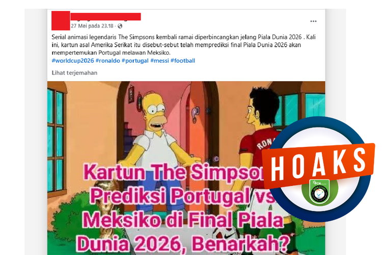INFOGRAFIK: Tidak Benar The Simpsons Prediksi Final Piala Dunia Pertemukan Portugal Vs Meksiko