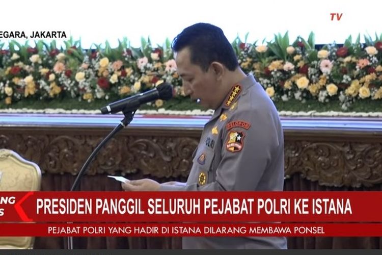 Jokowi Minta Polri Bantu Tangani Inflasi dan Kawal Pembangunan