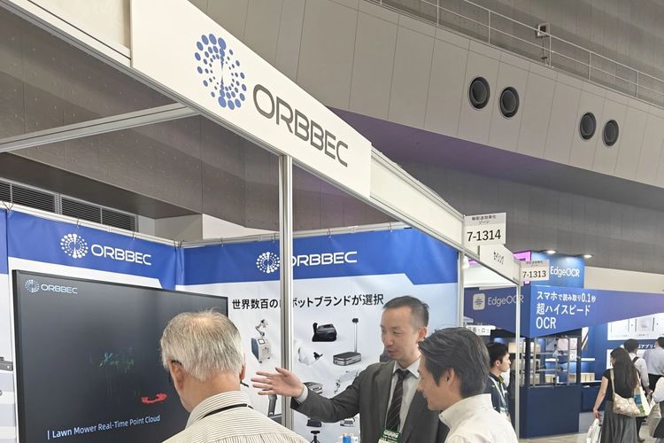 Booth Orbbec di Logis-Tech Tokyo 2025.
