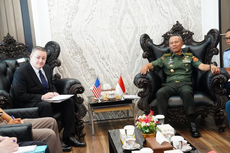 TNI Terima Deputi Pertahanan AS, Bahas Peningkatan Keamanan Kawasan