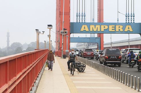 Antisipasi Kerumunan, Jembatan Ampera Akan Ditutup Saat Malam Tahun Baru