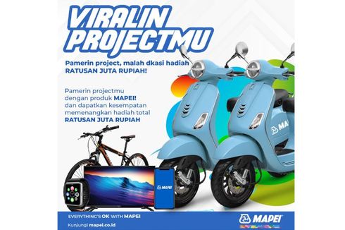 Catat, Mapei Indonesia Gelar Kompetisi “Viralin Projectmu” dengan Total Hadiah Ratusan Juta Rupiah