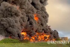 Ukraina Terkini: Kebakaran Besar di Depot Bahan Bakar Crimea Usai Serangan Drone