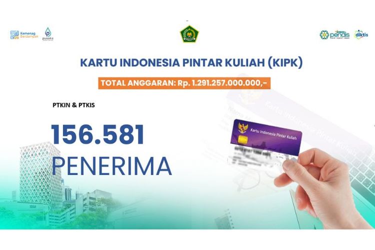 Tahun ini, sebanyak 156.581 mahasiswa menerima beasiswa Kartu Indoensia Pintar (KIP) Kuliah. Kemudian, sebanyak 6.453 mahasiswa menerima Beasiswa Indonesia Bangkit dan 2.270 memperoleh Beasiswa Santri Berprestasi (PBSB). 