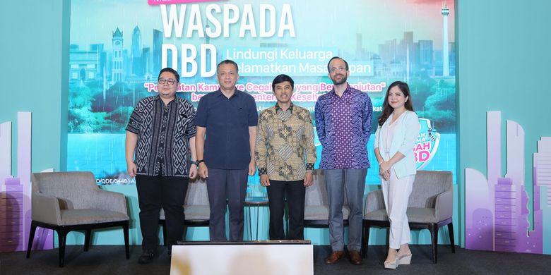 Peluncuran kampanye terbaru CegahDBD melalui peluncuran video edukasi, situs interaksitf dan WhatsApp di Jakarta (23/4).