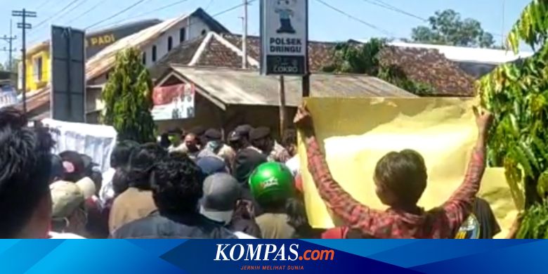 Warga Demo di Depan Kantor Polisi, Minta Tahanan Kasus Pencurian Dibebaskan