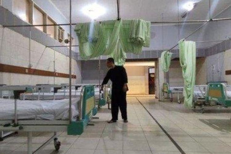 RSUD dr Slamet Garut siapkan tujuh ruangan dengan 14 tempat tidur untuk penanganan penyakit difteri. 
