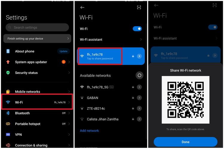 Cara Membagikan Password Wifi di HP Android Terbaru