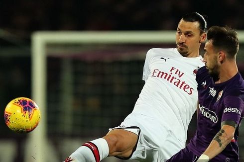 Cedera, Zlatan Ibrahimovic Absen Bela AC Milan Lebih dari Sebulan