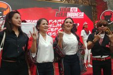 Krisdayanti hingga Ian Kasela Pamerkan Atribut Milenial PDI-P