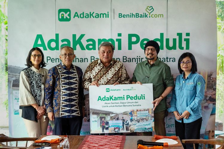 AdaKami Salurkan Bantuan  Kemanusiaan Senilai Rp 1 Miliar untuk Pemulihan Pascabencana di Aceh