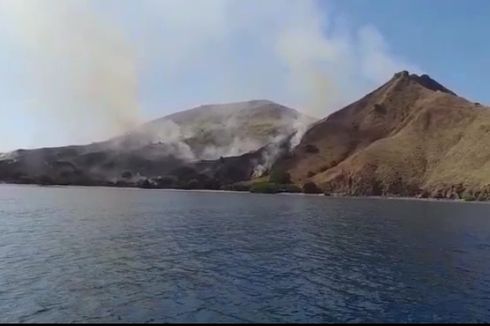 Pulau Gili Lawa TN Komodo Ditutup Sementara Akibat Kebakaran