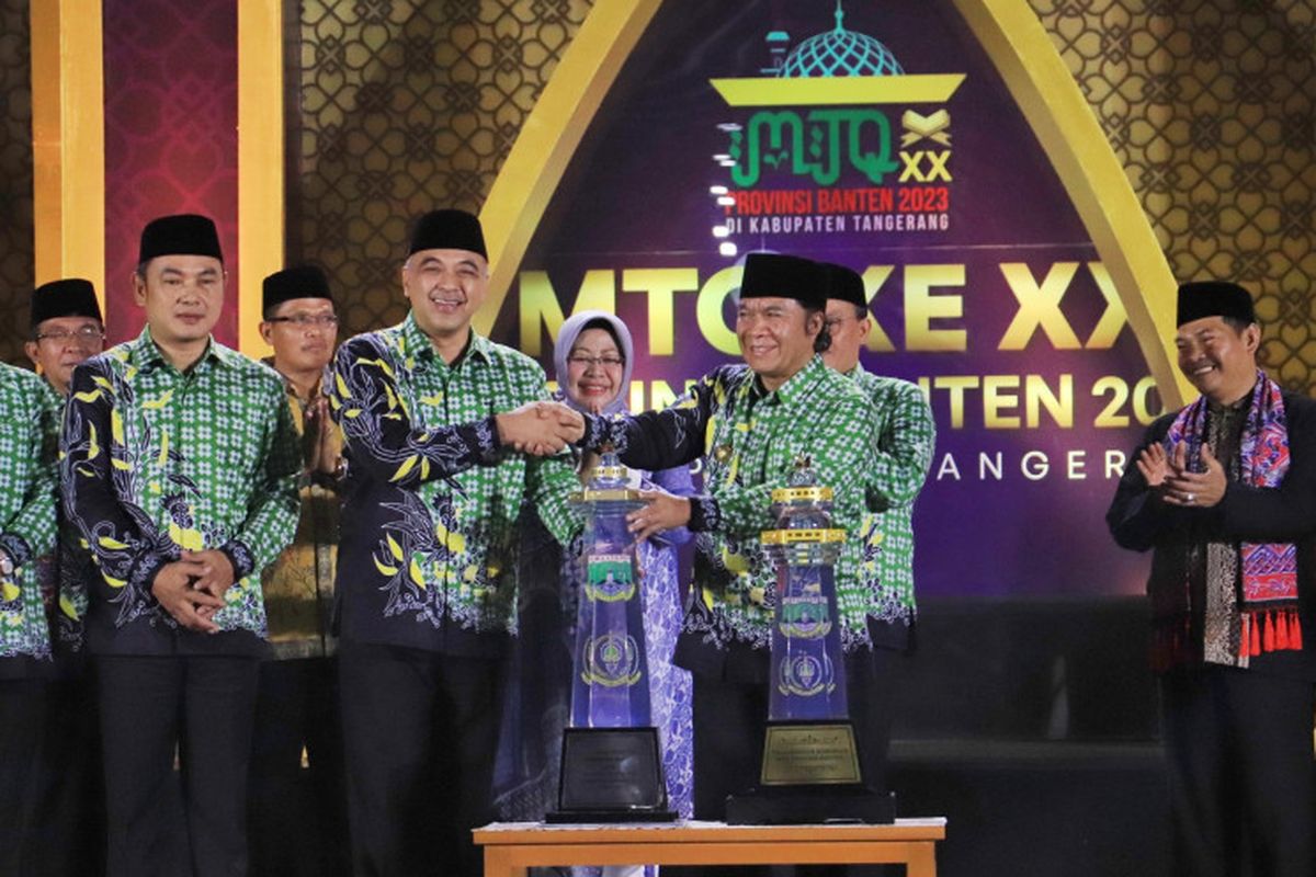 Kabupaten Tangerang kembali meraih juara umum Musabaqah Tilawatil Qur?an (MTQ) tingkat Provinsi Banten ke-20. 

