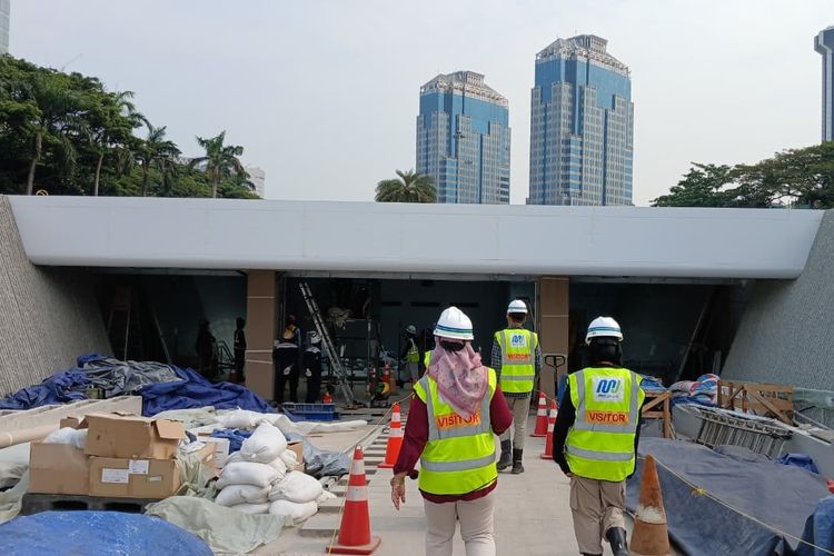 Cegah Air Bah Masuk, MRT Pasang Flood Gate Canggih di Stasiun Monas