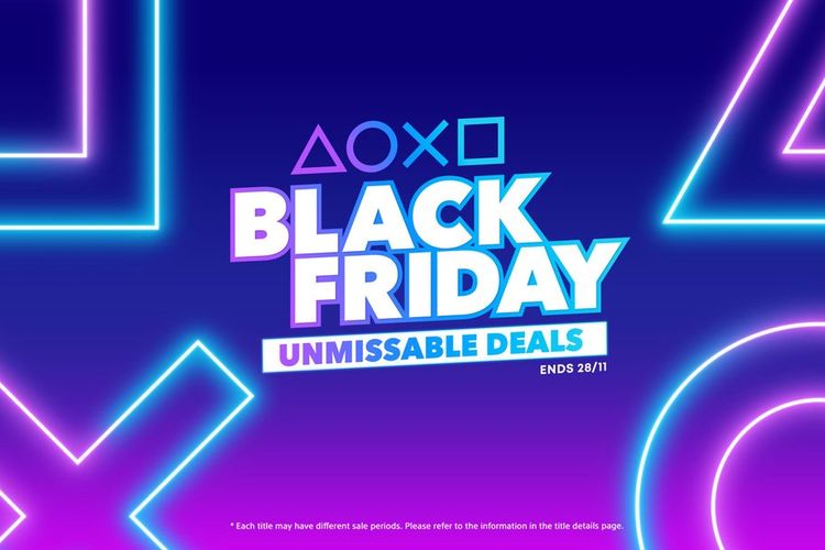 Ilustrasi program Black Friday Sony PlayStation.