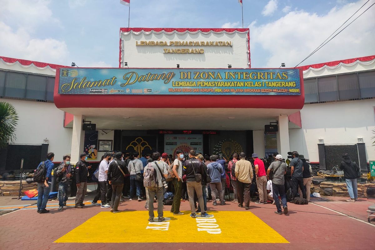 Suasana Lapas Kelas I Tangerang beberapa jam usai terjadi kebakaran yang terjadi pada Rabu (8/9/2021) dini hari.