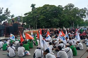 Demo Buruh di Jakarta Hari ini, Waspadai Potensi Macet