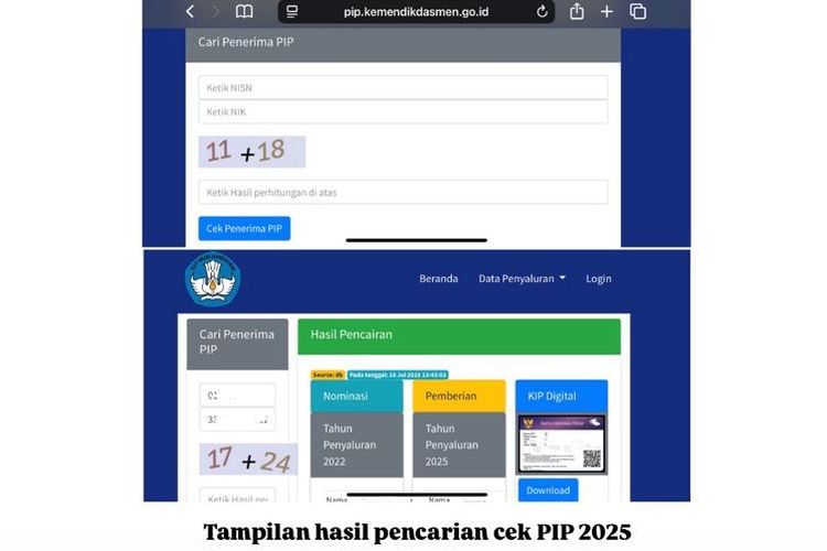 Cara Cek PIP Lewat HP, Klik pip.kemendikdasmen.go.id