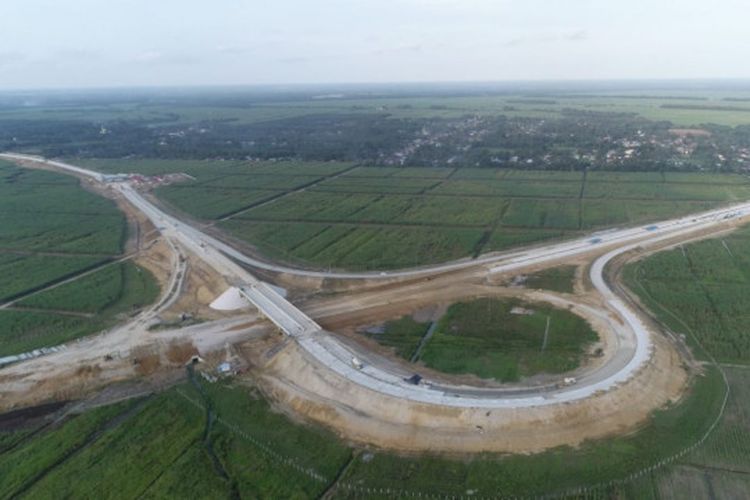 Progres pembangunan Jalan Tol Binjai-Langsa untuk ruas Tol Binjai-Pangkalan Brandan.