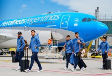 Timnas Argentina Tiba di AS, Messi Menyusul Pakai Pesawat Pribadi