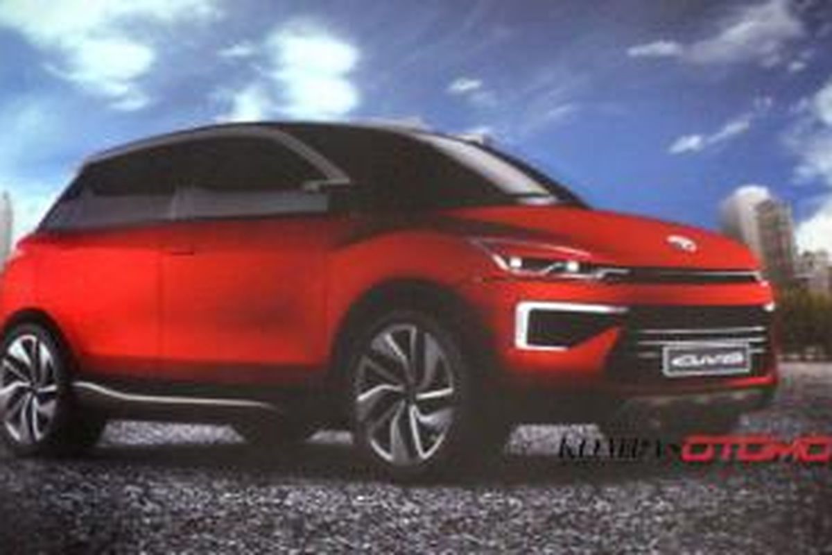 Konsep Daihatsu CUV-2 yang akan mejeng di IIMS 2014 hasil desain R&D PT Astra Daihatsu Motor.