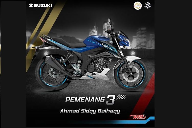 Pemenang kompetisi modifikasi digital Suzuki GSX150 Bandit 