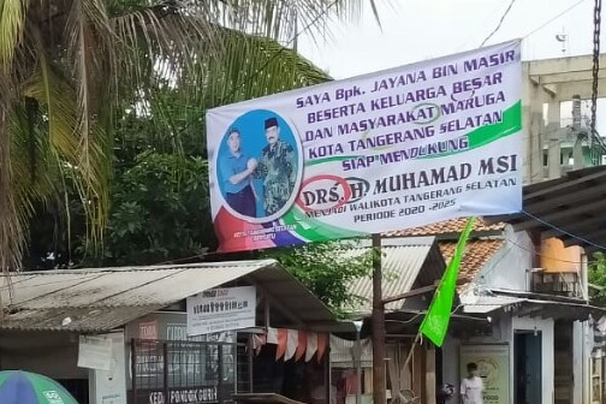 Dukungan masyarakat terhadap bakal calon Walikota Tangsel, Muhamad muncul dari berbagai kalangan masyarakat. Salah satunya di Kampung Maruga, Ciputat, Tangsel, Jumat (7/2/2020).