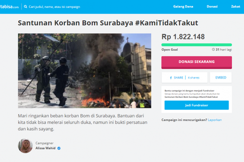 Mereka yang Galang Donasi untuk Korban Bom Surabaya...
