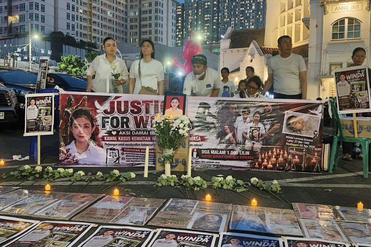Aksi Seribu Lilin Kematian Mantan Istri Polisi, Keluarga Tuntut dan Minta Autopsi Ulang
