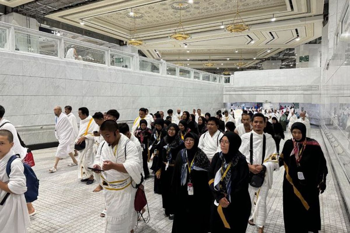 Jemaah haji Jejak Imani.