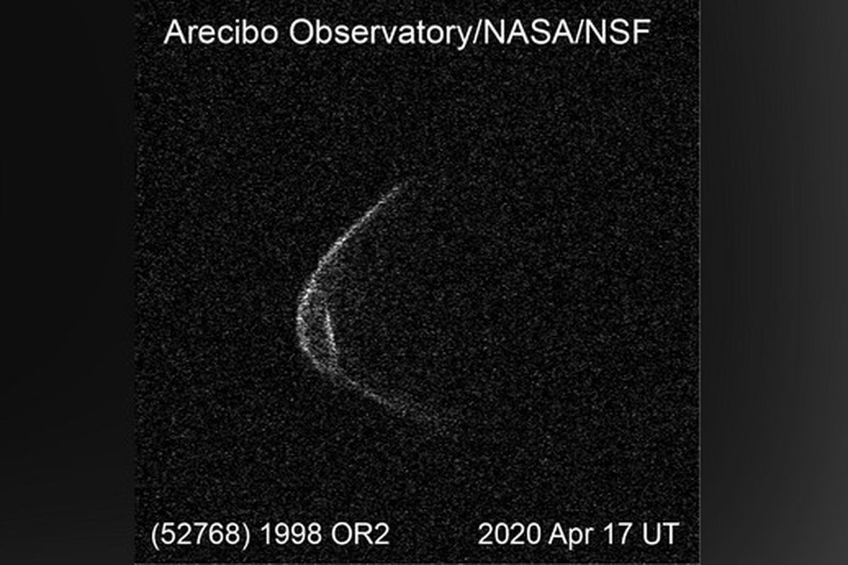 Asteroid 1998 OR2 seperti mengenakan masker.