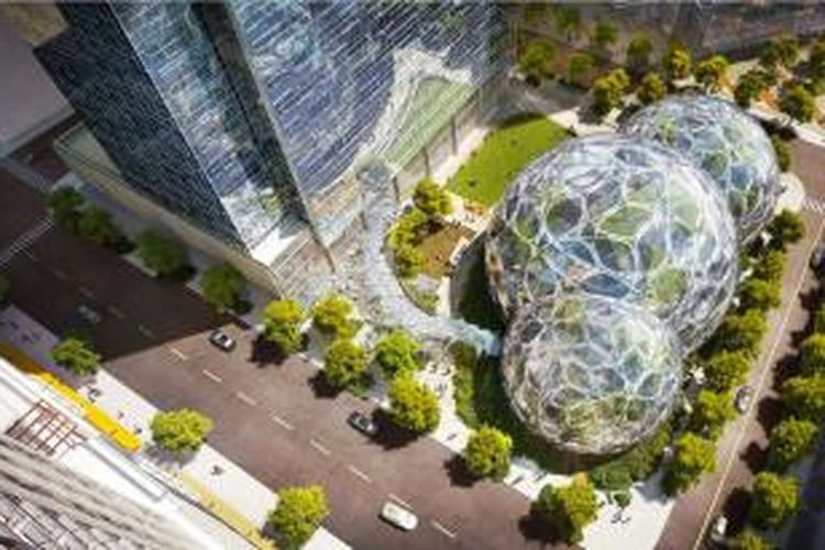 Pemerintah Kota Seattle telah memberikan usulan revisi proposal pembangunan Kantor Pusat Amazon yang dibuat oleh firma arsitektur NBBJ. Kantor megah ini benar-benar akan menjadi 