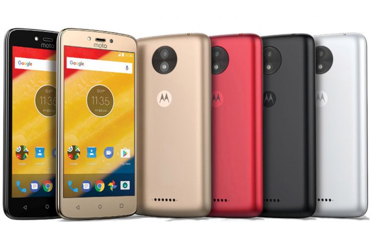 Bocoran gambar ponsel Motorola Moto C dan Moto C Plus.