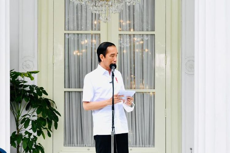 Presiden Joko Widodo di Istana Kepresidenan, Jakarta, Rabu (13/1/2021).