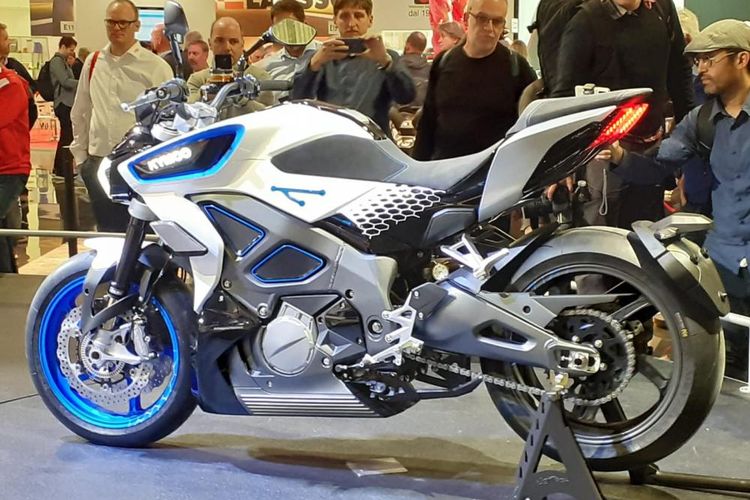 Kymco perkenalkan RevoNEX, motor naked bertenaga listrik, di EICMA 2019