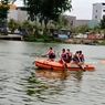 Masuk Musin Hujan, Petugas Keamanan Kompas Gramedia Gelar Pelatihan Rescue Banjir di Danau Sunter